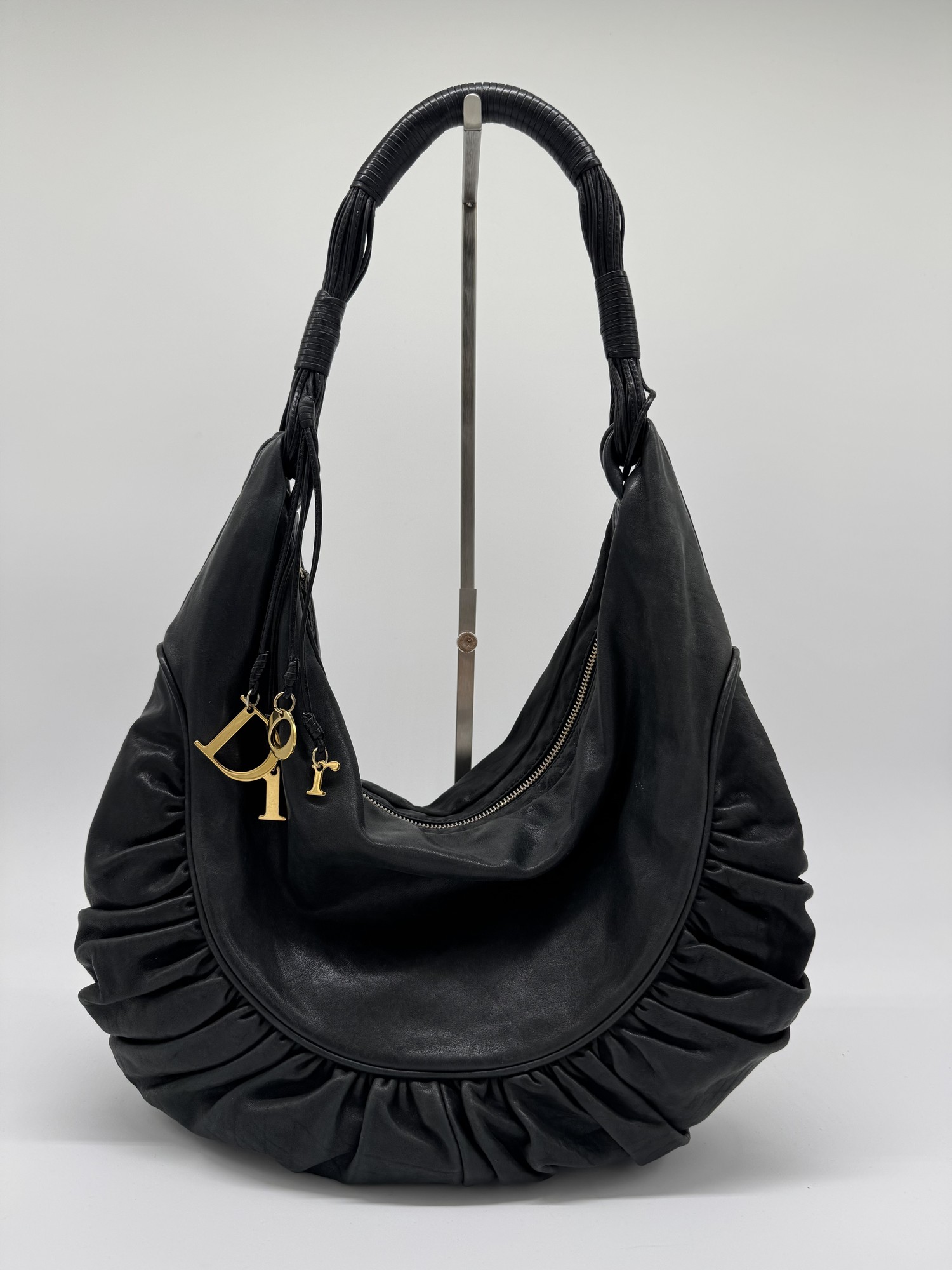 Christian Dior Gypsy Leather Hobo Bag