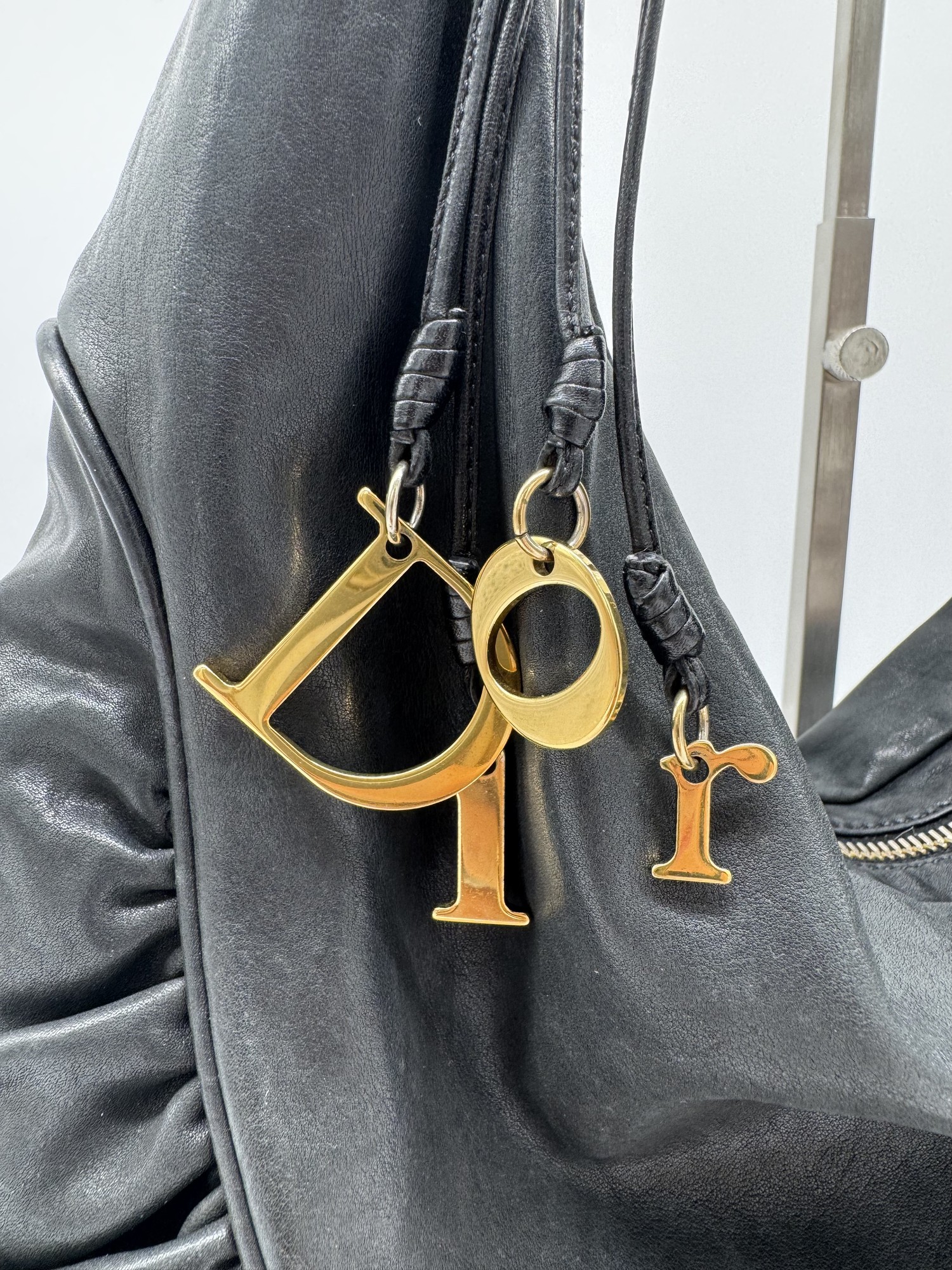 Christian Dior Gypsy Leather Hobo Bag