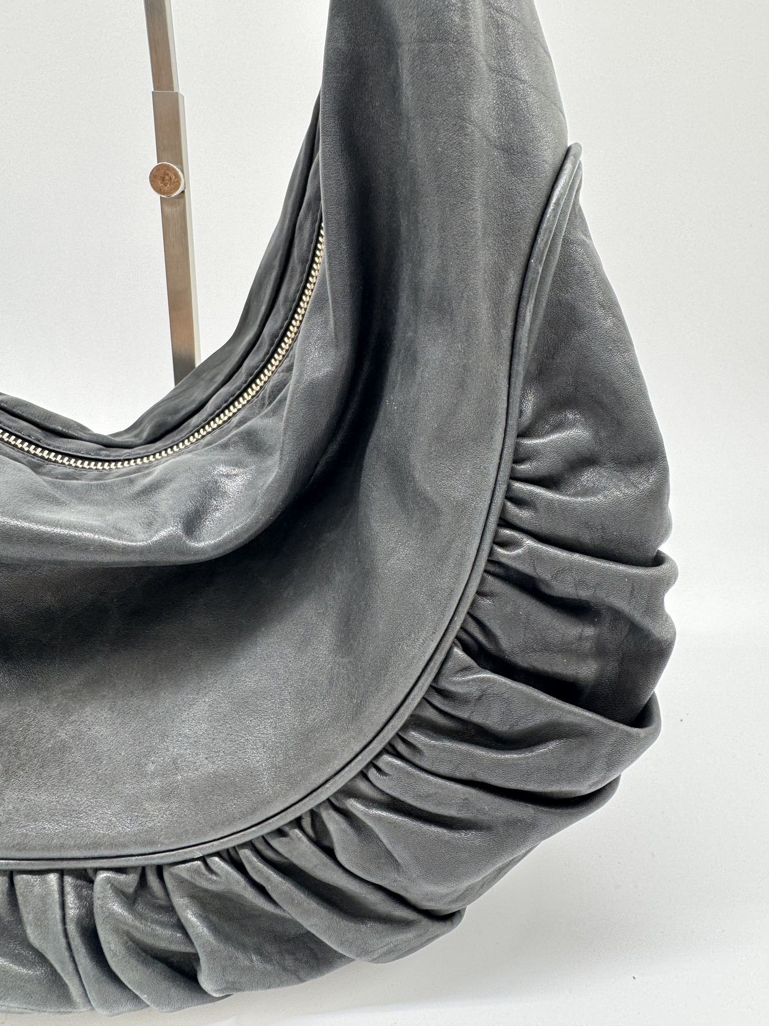 Christian Dior Gypsy Leather Hobo Bag