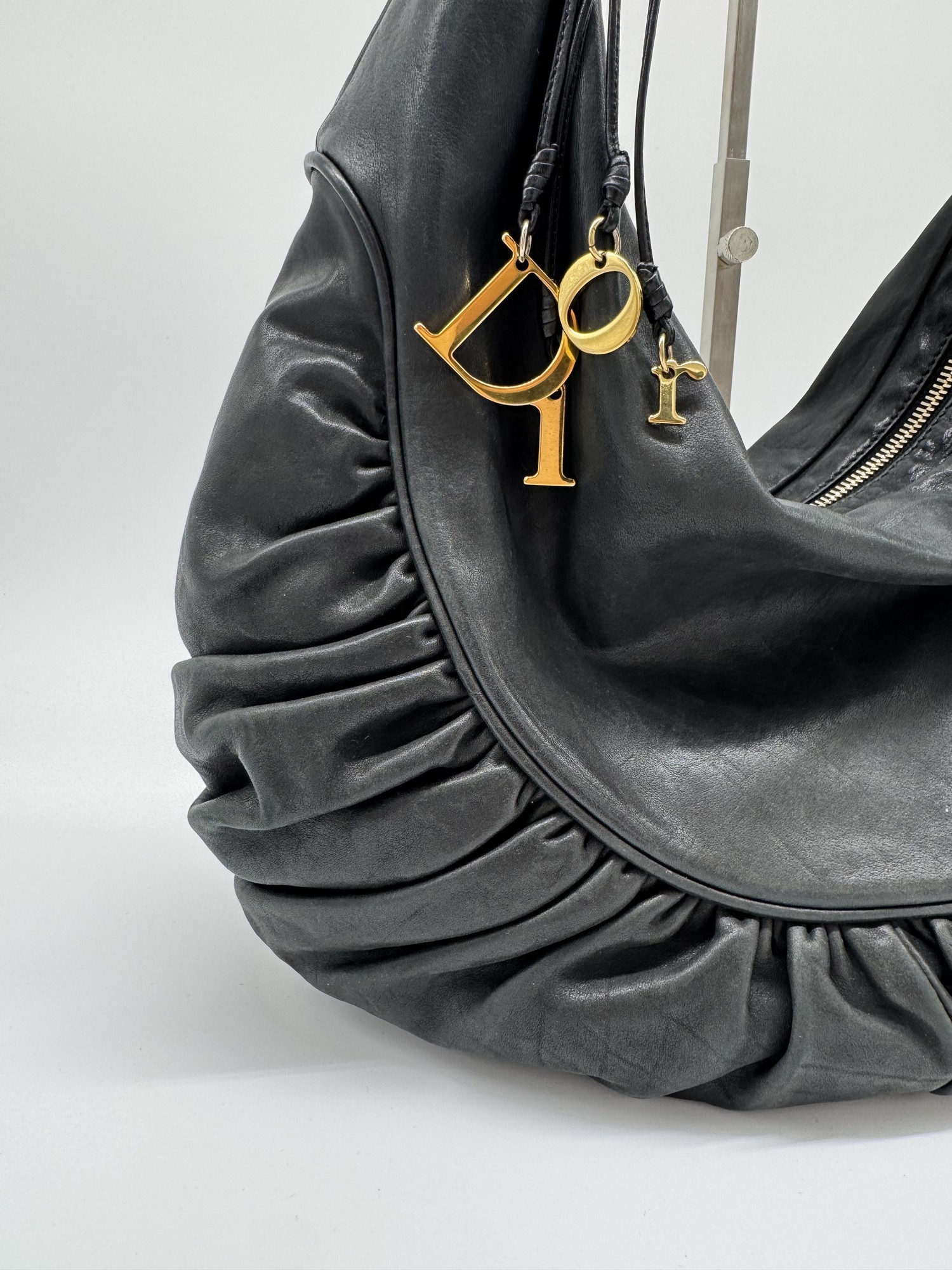 Christian Dior Gypsy Leather Hobo Bag