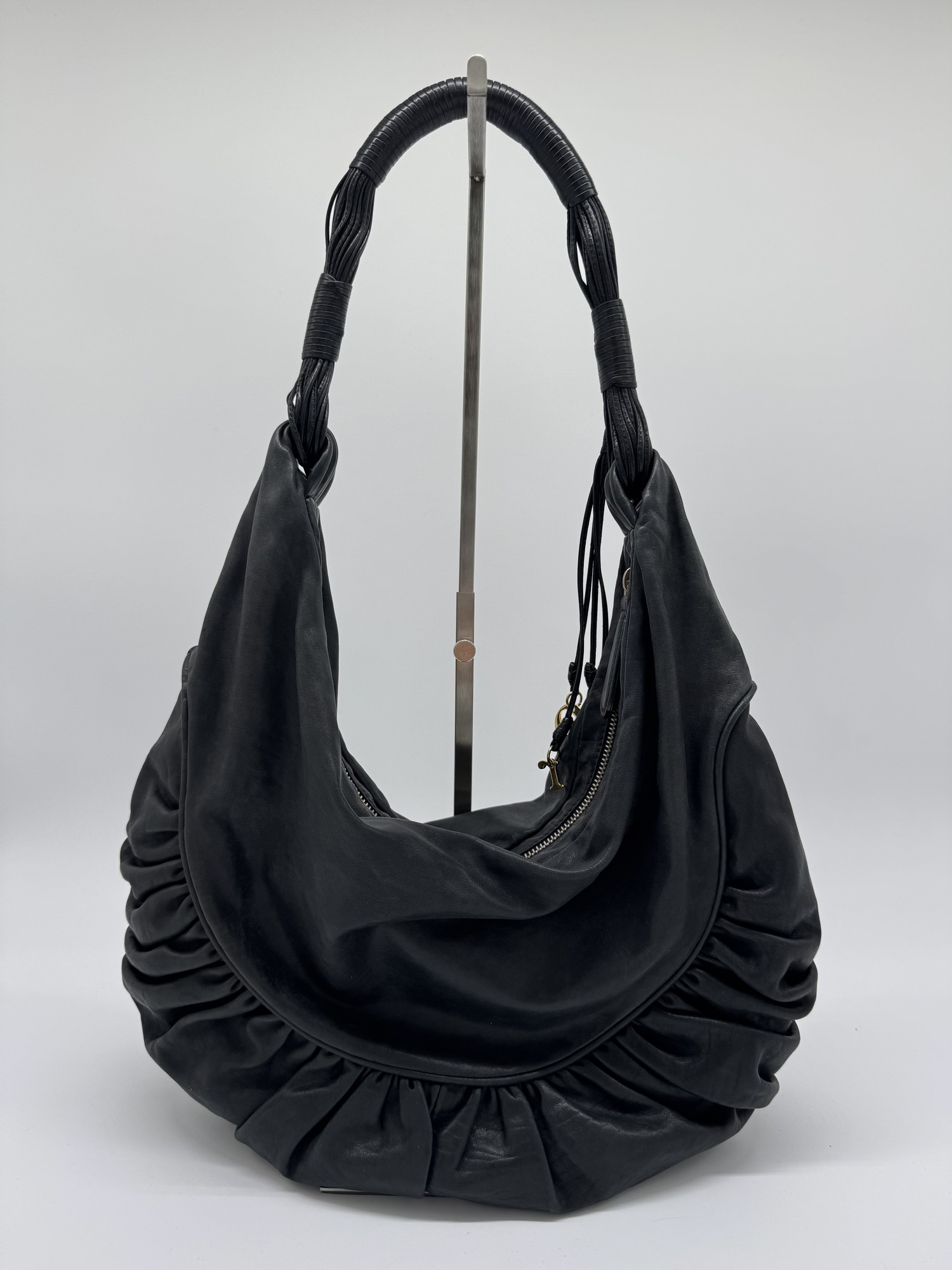 Christian Dior Gypsy Leather Hobo Bag