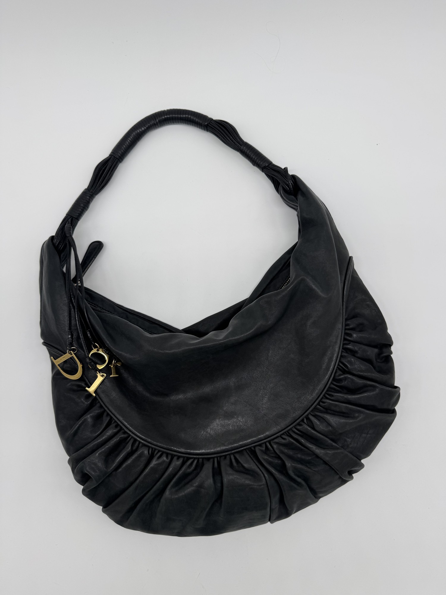Christian Dior Gypsy Leather Hobo Bag