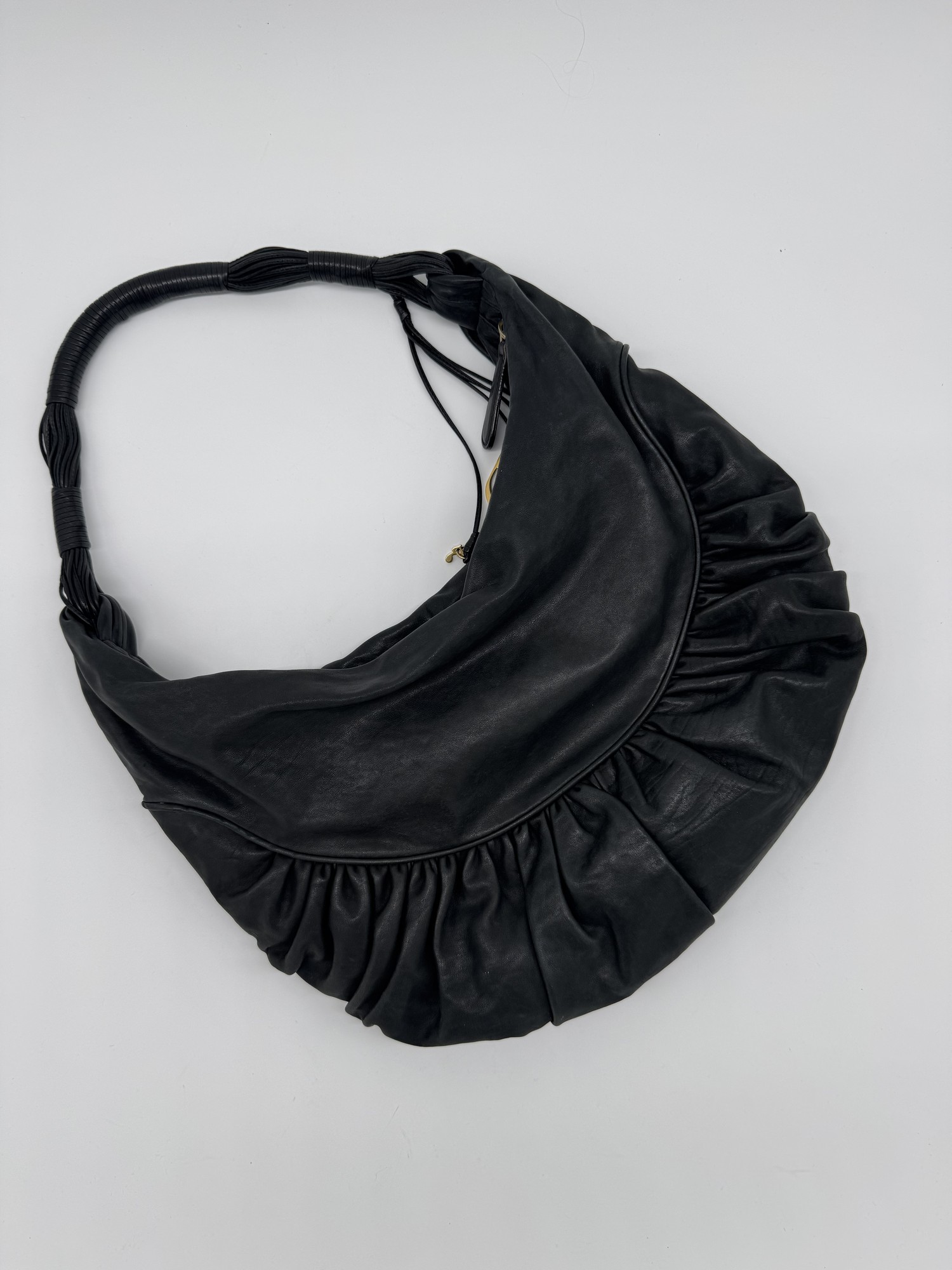 Christian Dior Gypsy Leather Hobo Bag