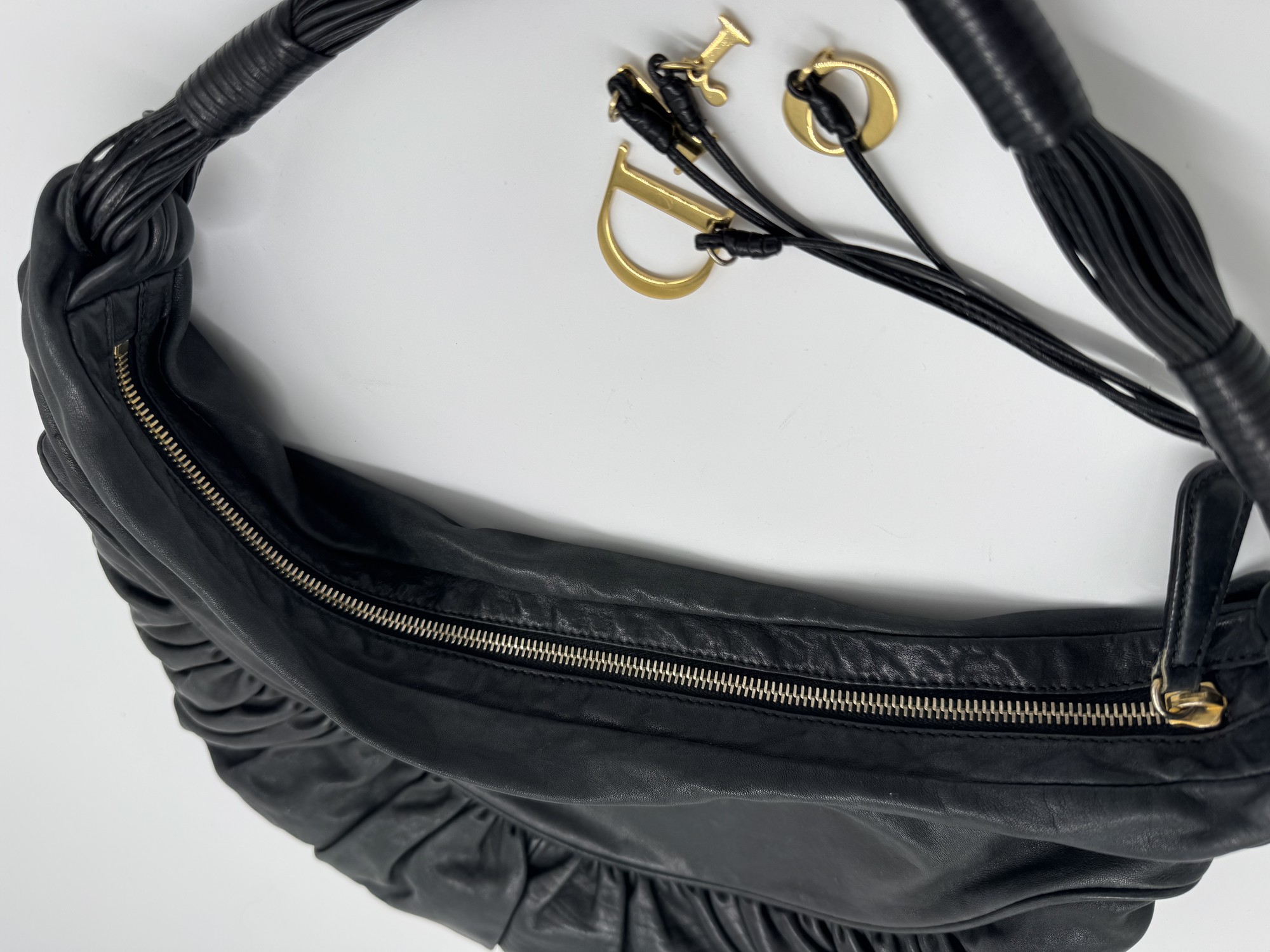 Christian Dior Gypsy Leather Hobo Bag