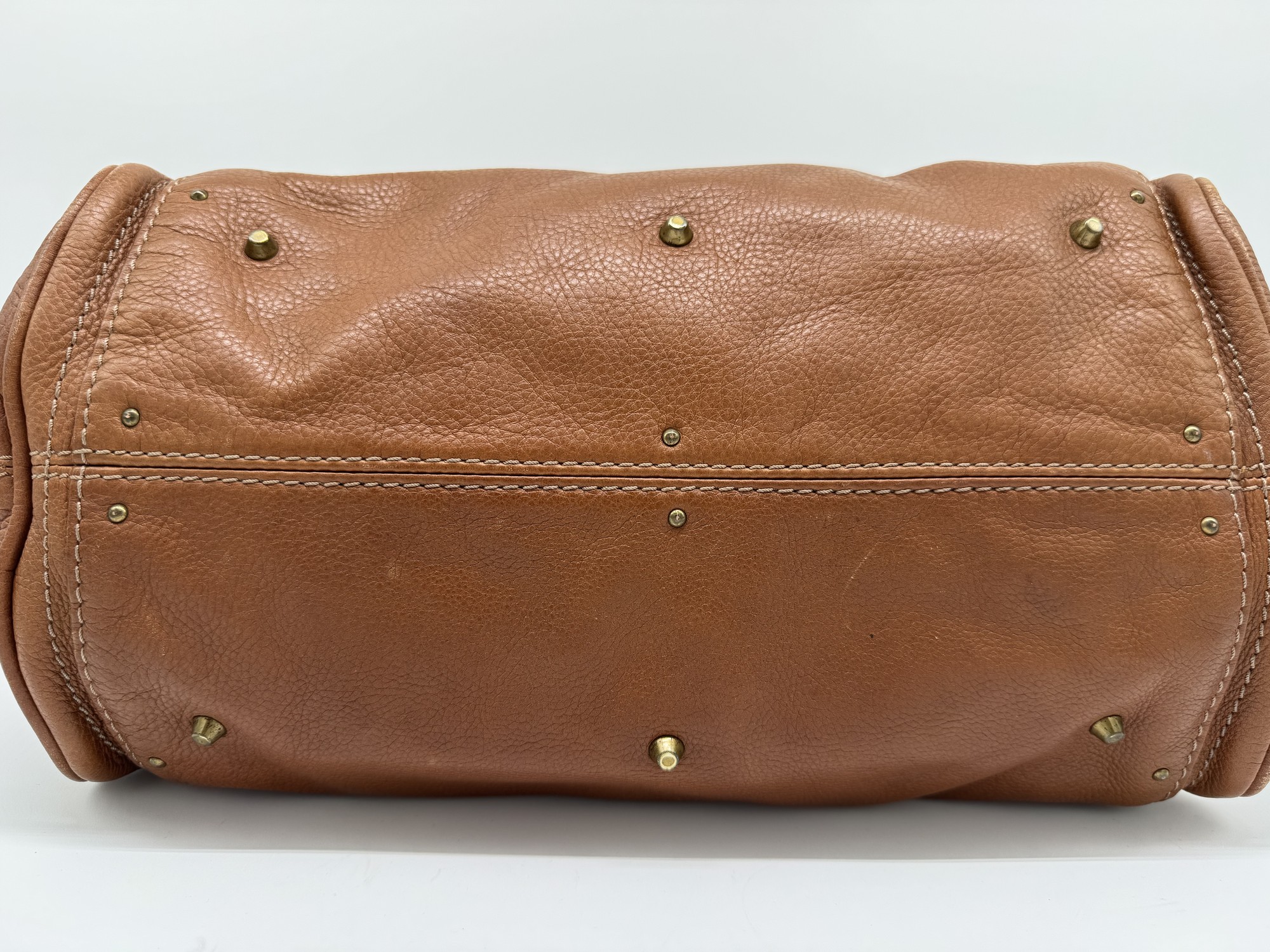 Chloe Paddington Leather Brown Handbag