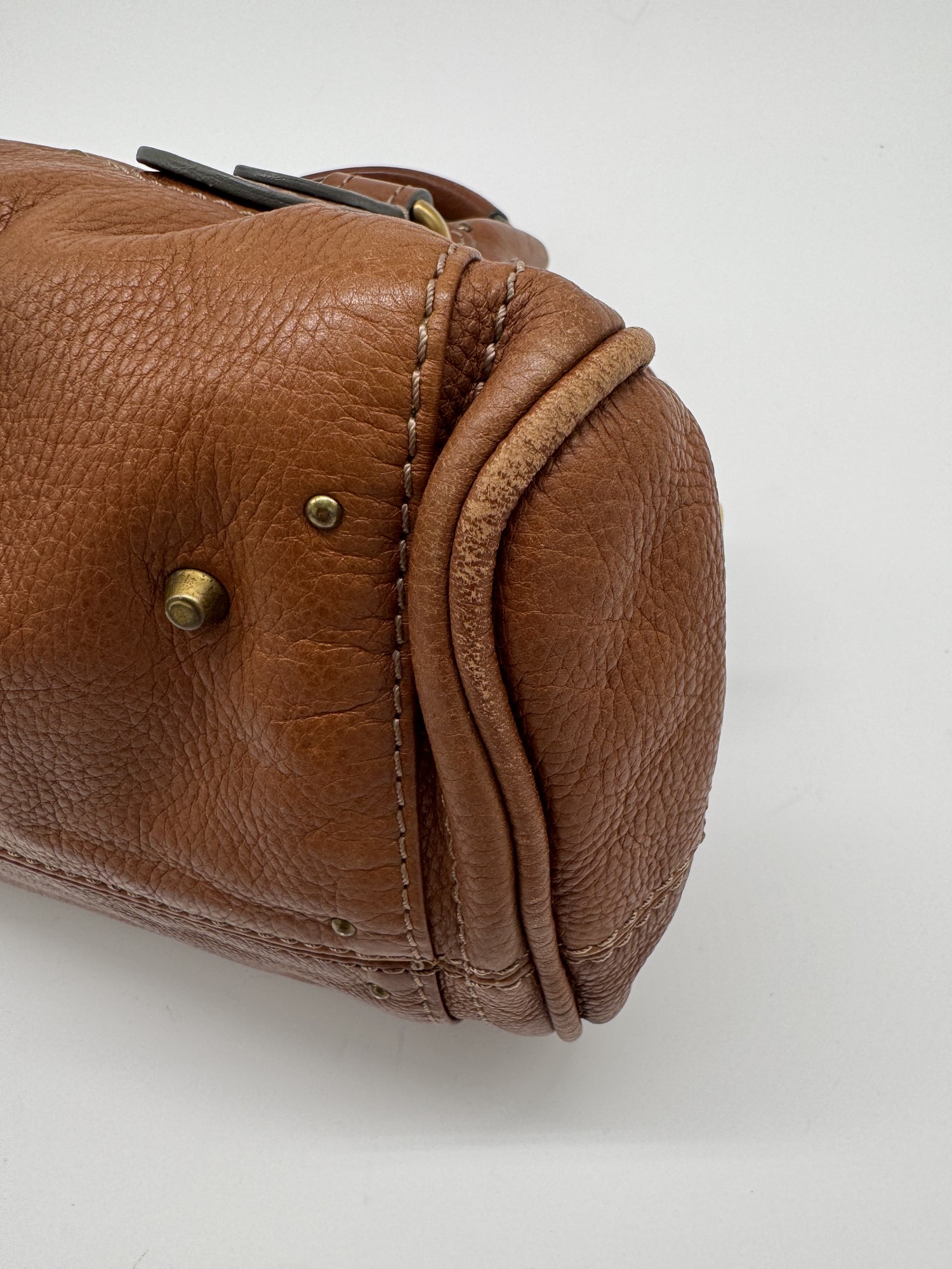 Chloe Paddington Leather Brown Handbag