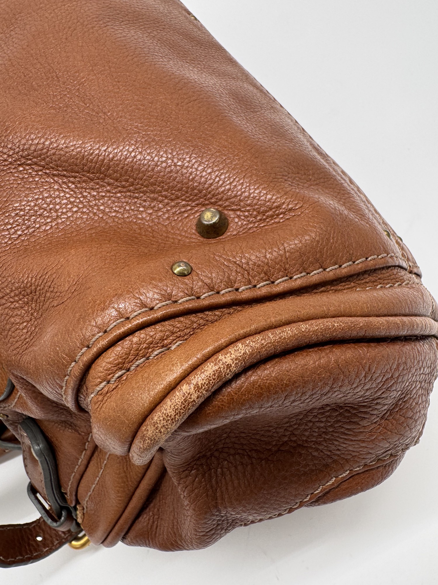 Chloe Paddington Leather Brown Handbag